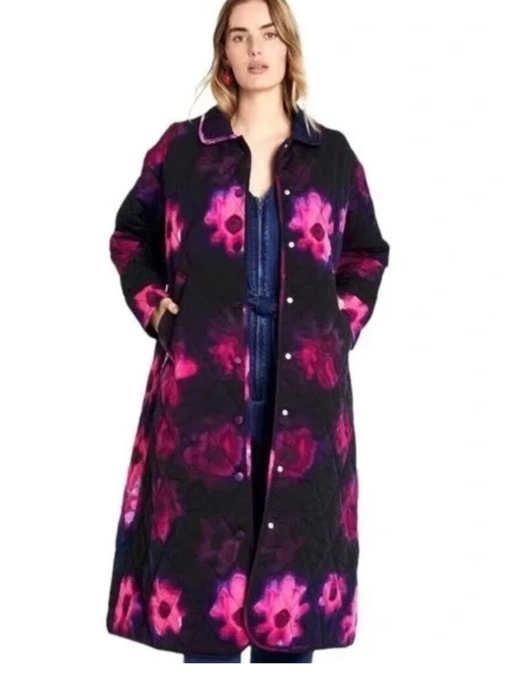 Rachel Comey Quilted Floral jacket coat 1x, excellent